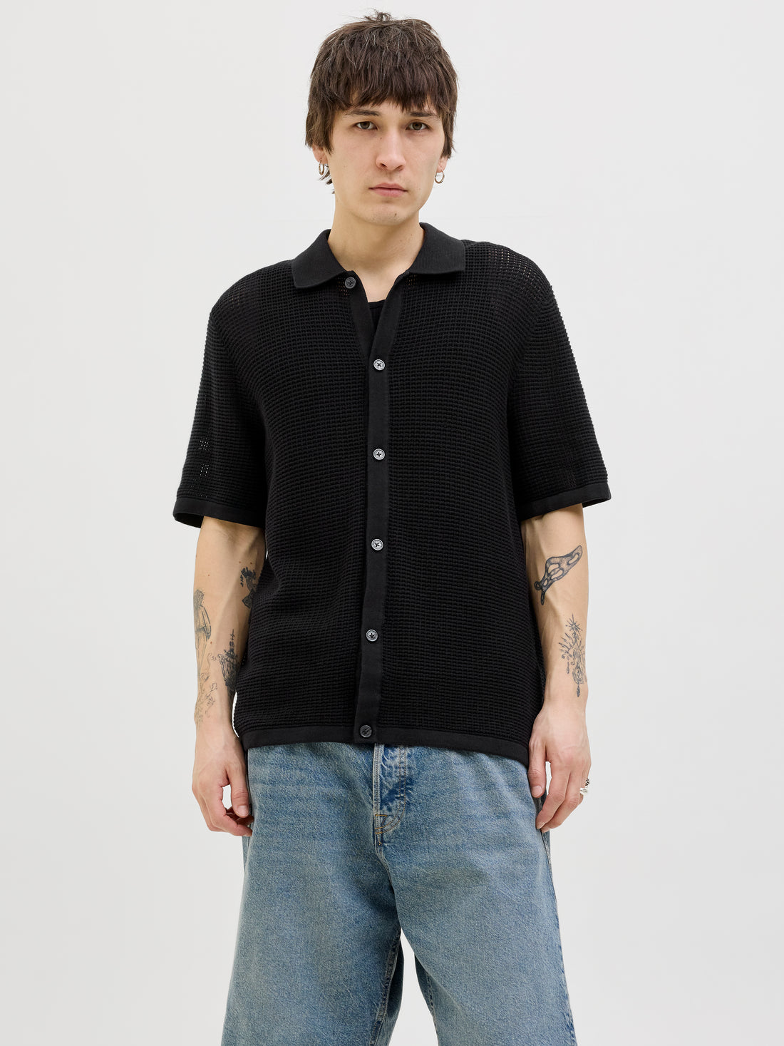 Bestseller Polo-Shirt für Erwachsene Strukturstrick Locker Geschnitten