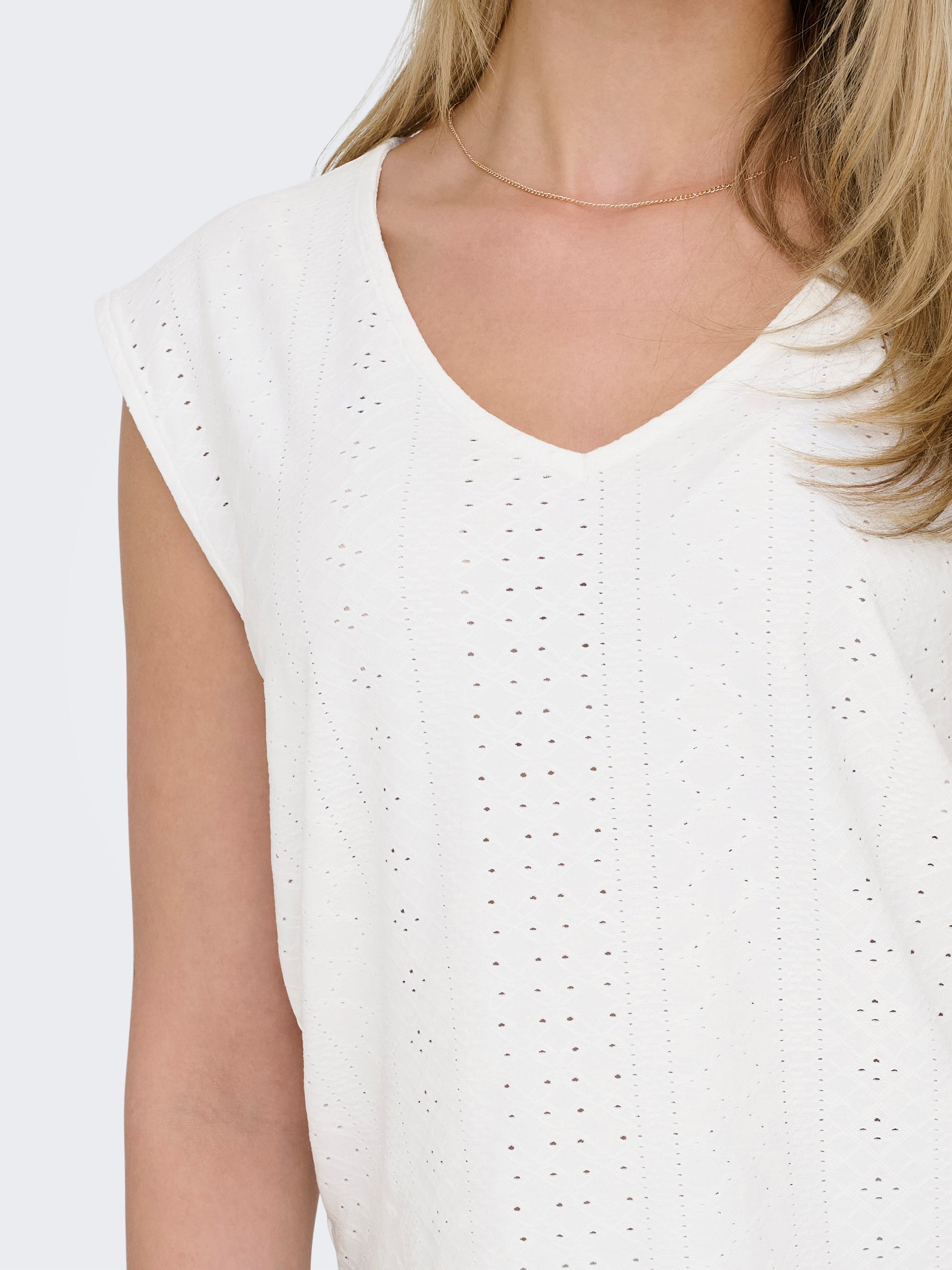 Bestseller Top Damen V-Ausschnitt Normal geschnitten
