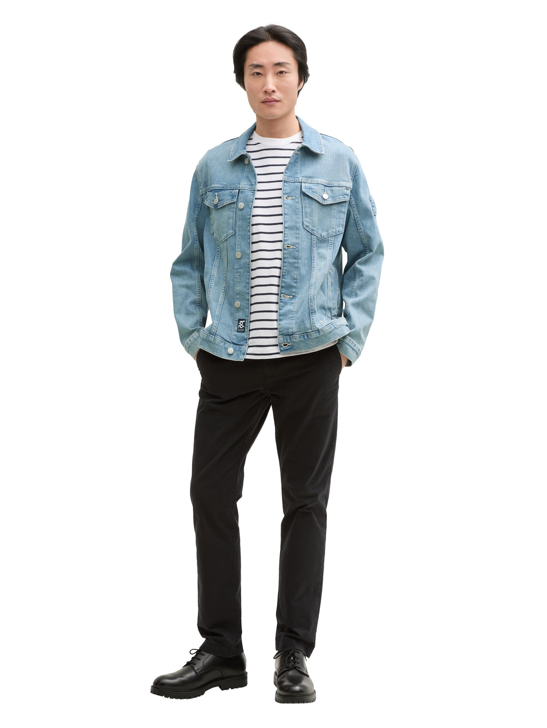 Tom Tailor Denim Jeansjacke für Herren mit Badge