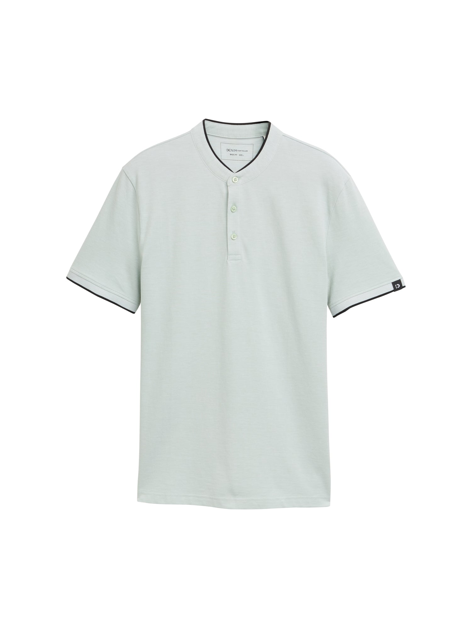 Tom Tailor Denim Polo Shirt Herren Stehkragen Baumwolle