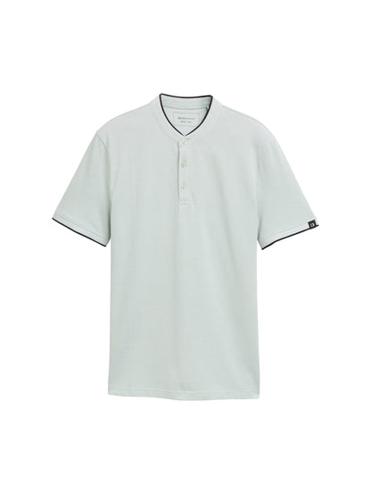 Tom Tailor Denim Polo Shirt Herren Stehkragen Baumwolle