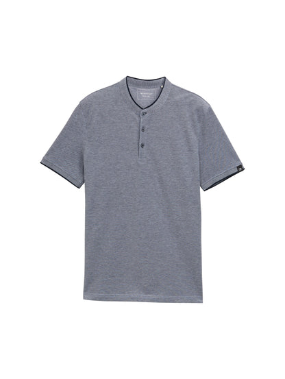 Tom Tailor Denim Polo Shirt Herren Stehkragen Baumwolle