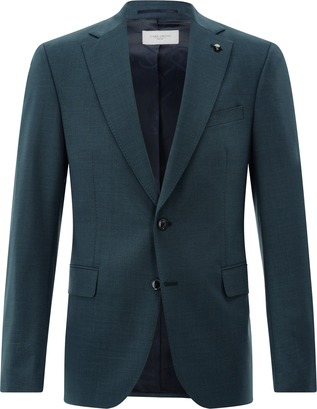 CARL GROSS CG Fringo Sharp Fit Herren Sakko petrol