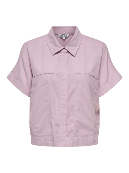 Bestseller Damen Bluse Leinen-Viskose Must-Have