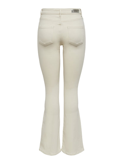 Bestseller Flared Fit Jeans Damen Bequem Stretch Denim