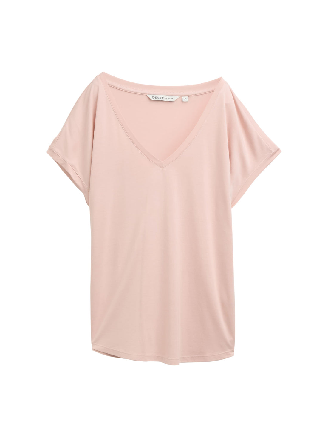 Loose Fit T-Shirt mit V-Ausschnitt