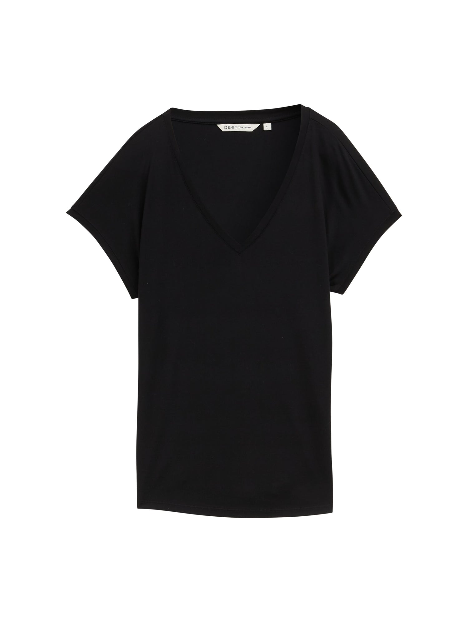 Loose Fit T-Shirt mit V-Ausschnitt