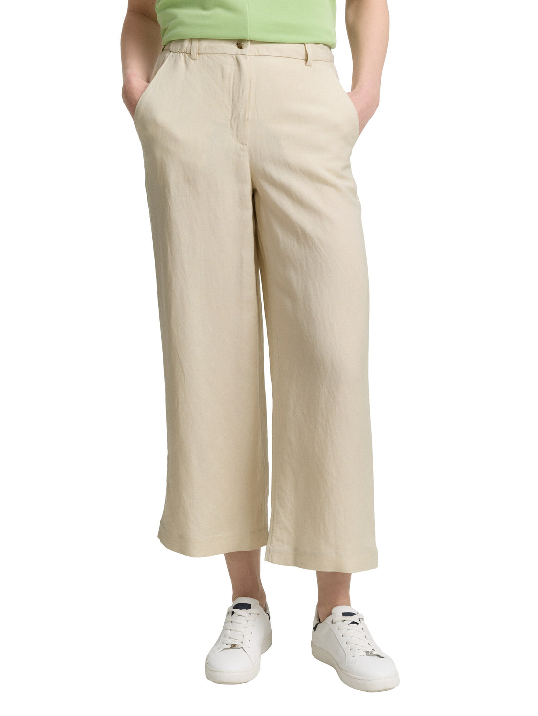 Tom Tailor Denim Leinenhose High Waist Damen Leicht & Kühl