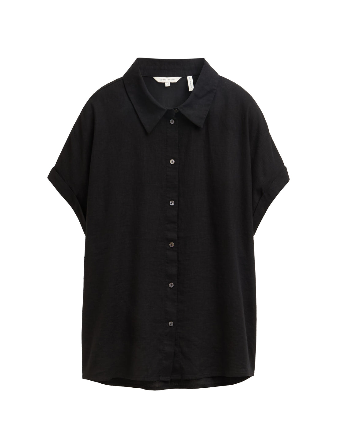 Tom Tailor Denim Loose Fit Leinenbluse Damen Leicht und Kühl