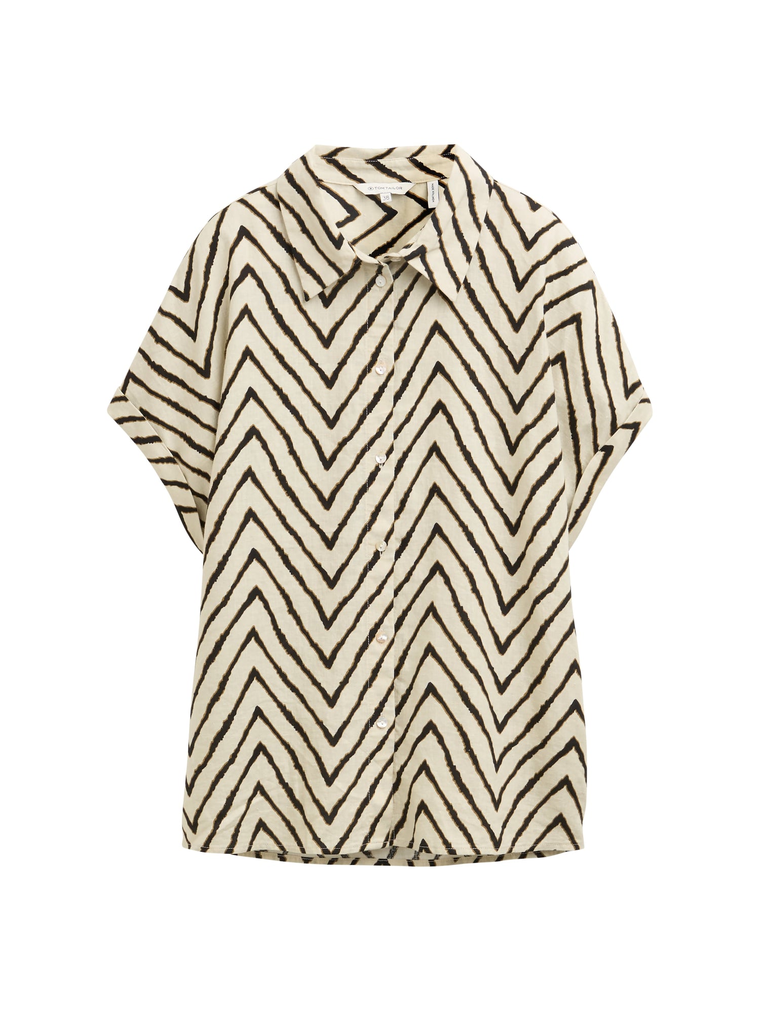 Tom Tailor Denim Loose Fit Leinenbluse Damen Leicht und Kühl