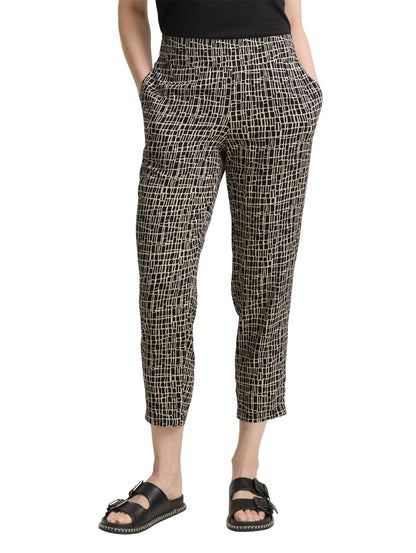 Tom Tailor Denim Female Hose Leichte Stoffhose mit elastischem Bund