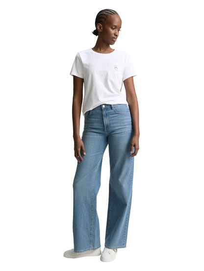 Tom Tailor Denim T-Shirt Damen Weiß