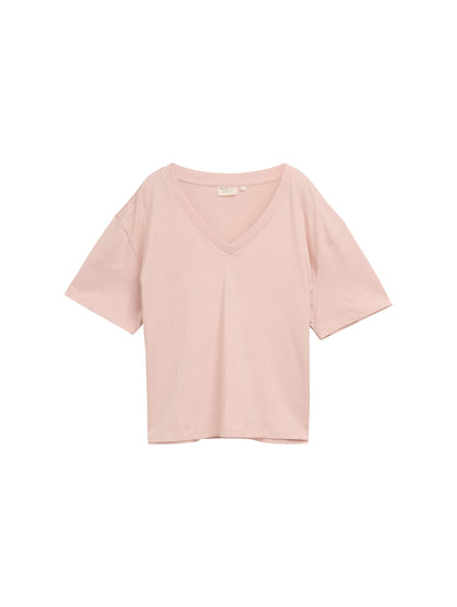 Tom Tailor Denim T-Shirt für Damen mit überschnittener Schulternaht