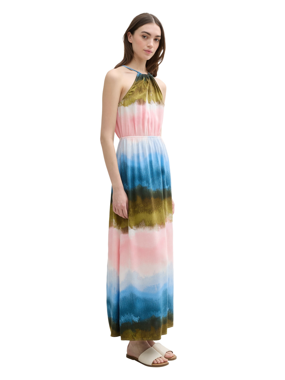 Tom Tailor Denim Maxikleid Female Watercolor Print