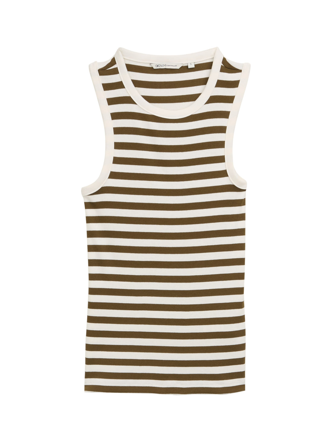 Tom Tailor Denim Ripp-Stoff Racerback Top Damen Enganliegend