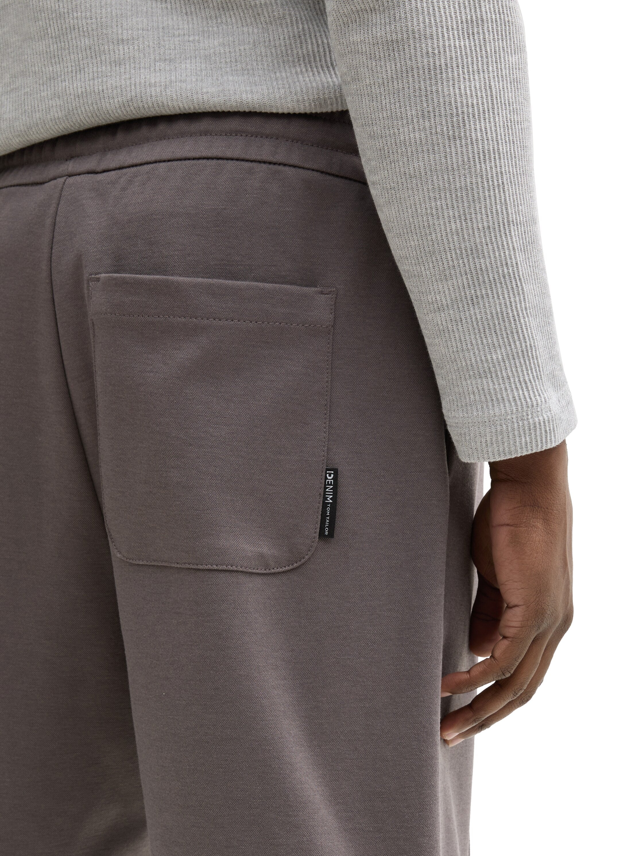 Tom Tailor Denim Kurze Jogginghose Herren pavement grey