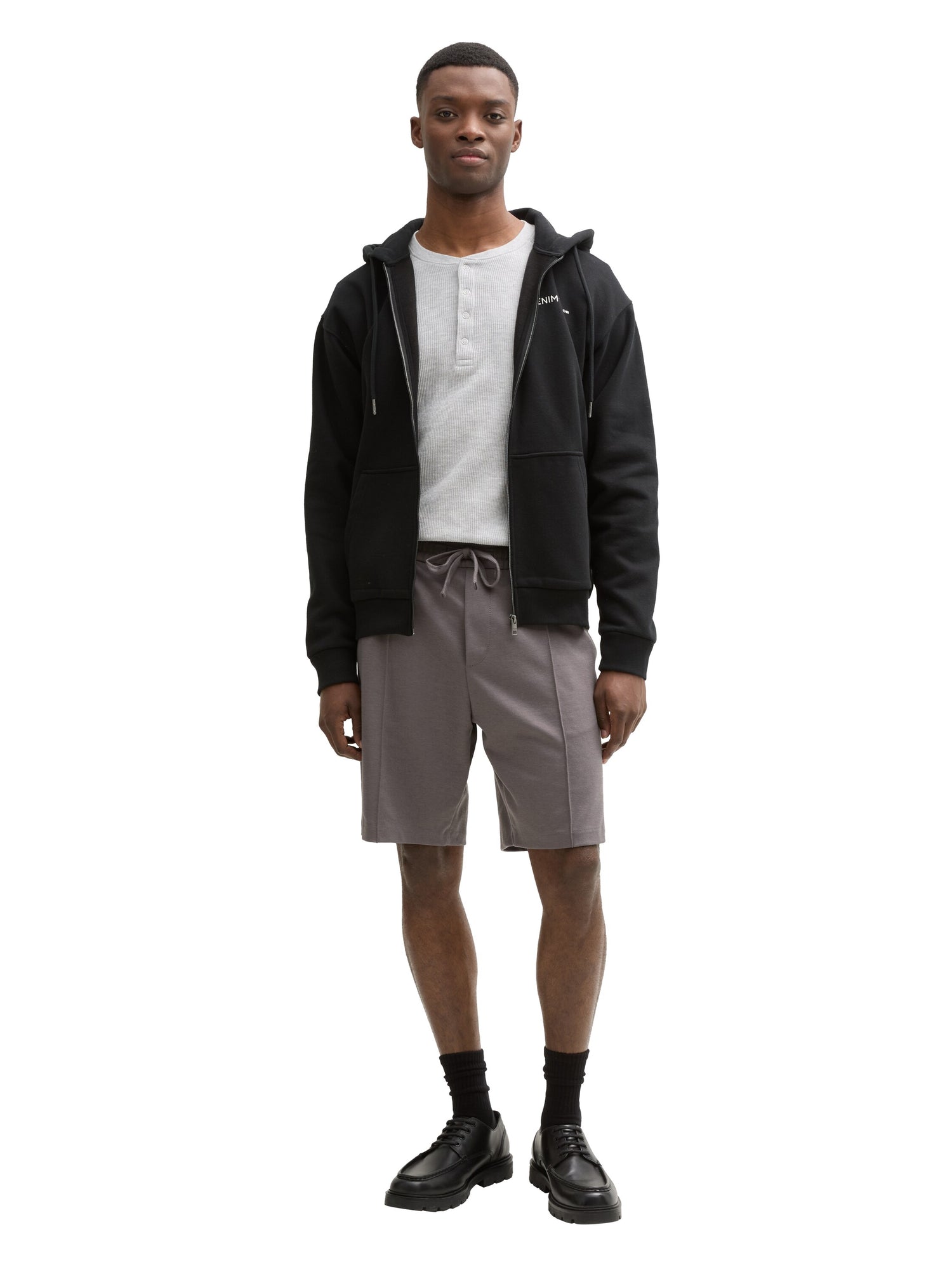 Tom Tailor Denim Kurze Jogginghose Herren pavement grey