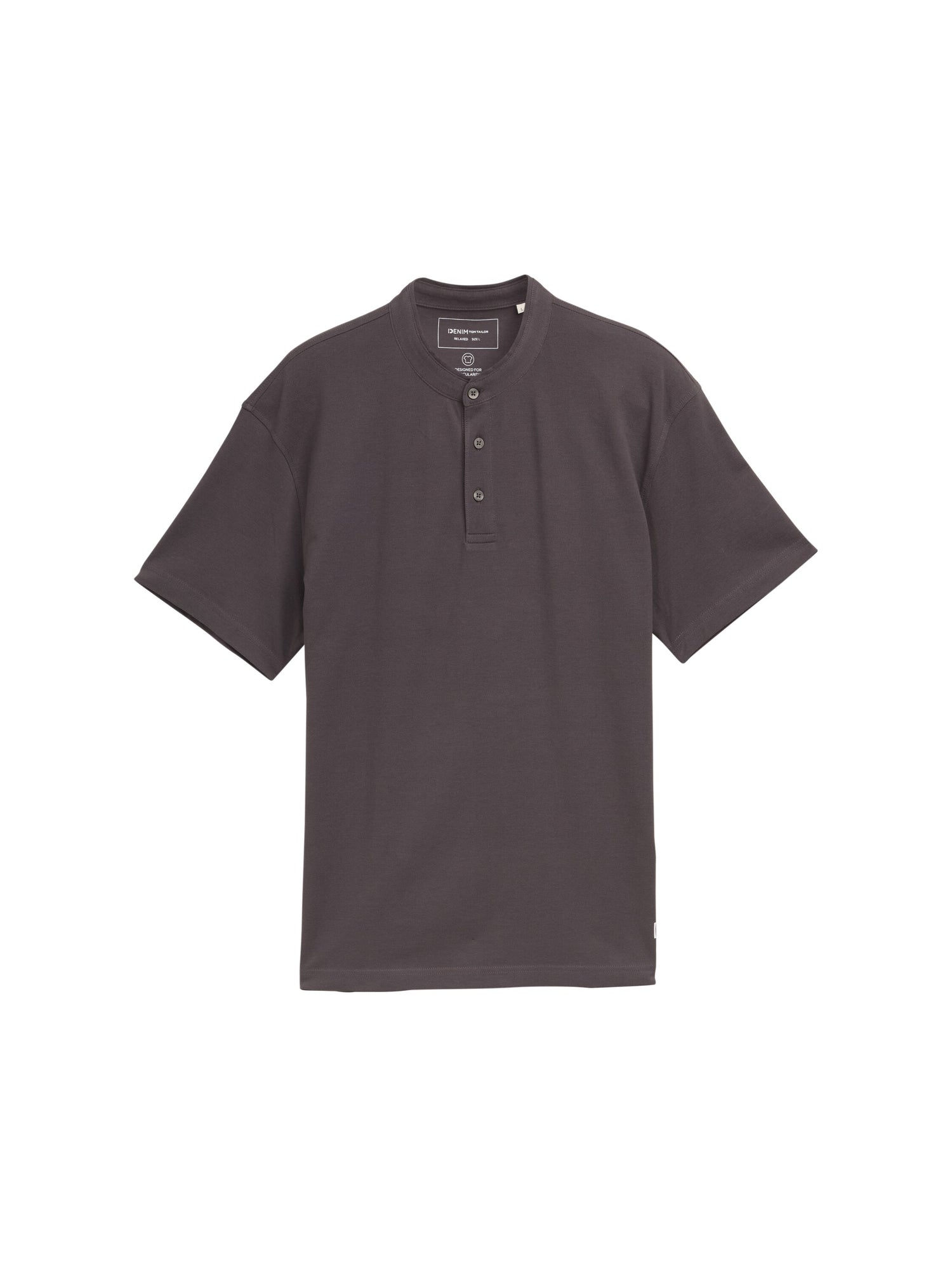 Tom Tailor Denim Herren Polohemd pavement grey
