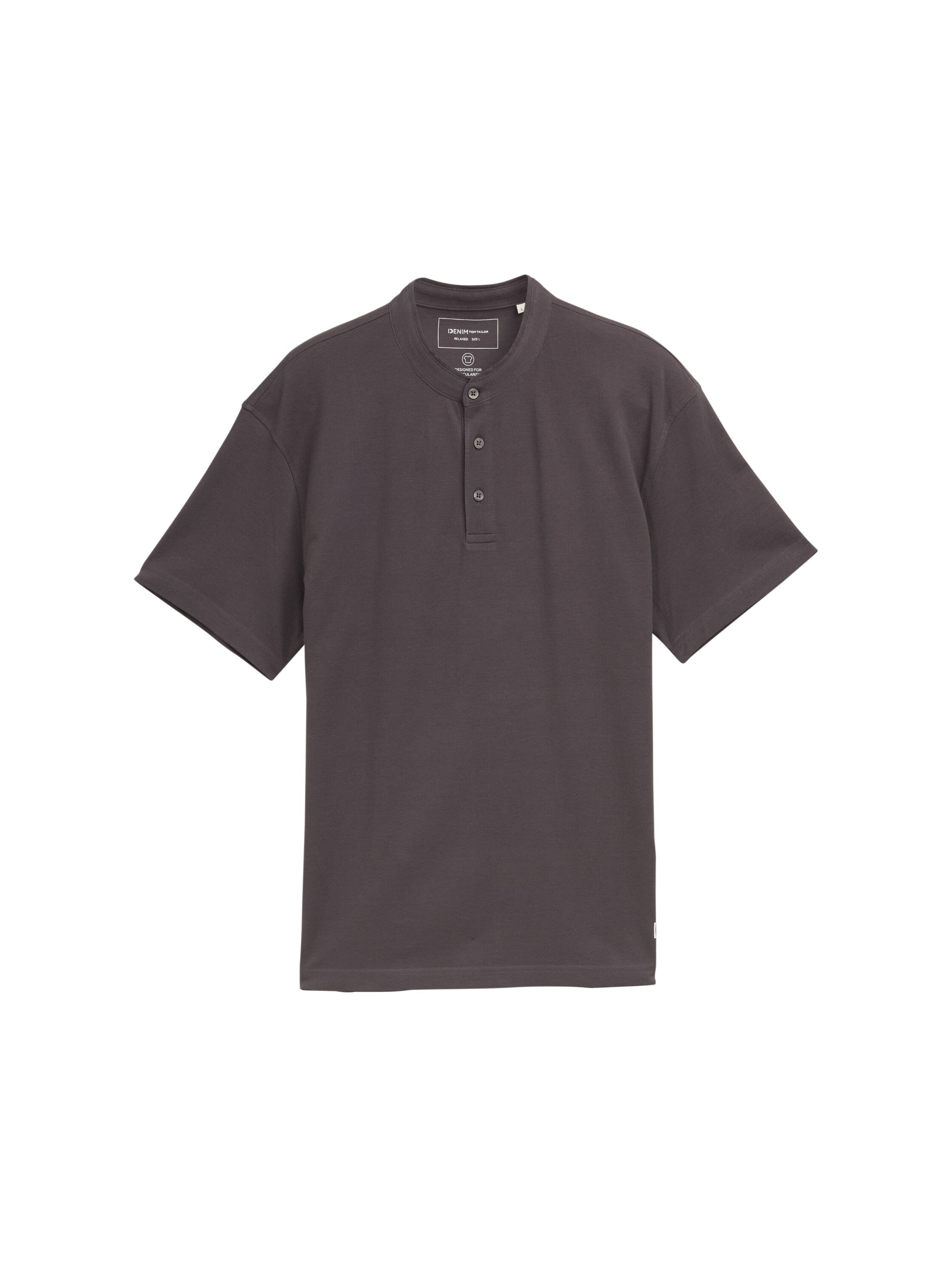 Tom Tailor Denim Herren Polohemd pavement grey