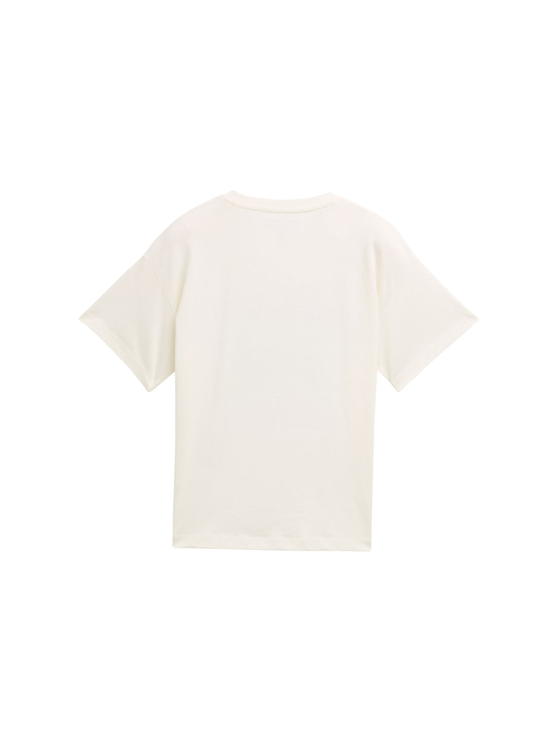 Tom Tailor Denim Weites T-Shirt Kinder Weiblich wool white