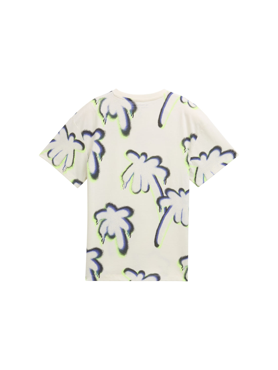 Tom Tailor Denim Male &amp; Female Oversize T-Shirt Kinder Männlich mit sprayed palm tree design