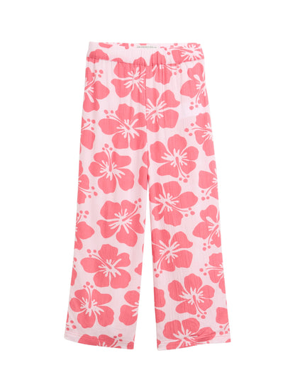 Tom Tailor Denim Culotte Hose Kinder Weiblich Big Pink Flower
