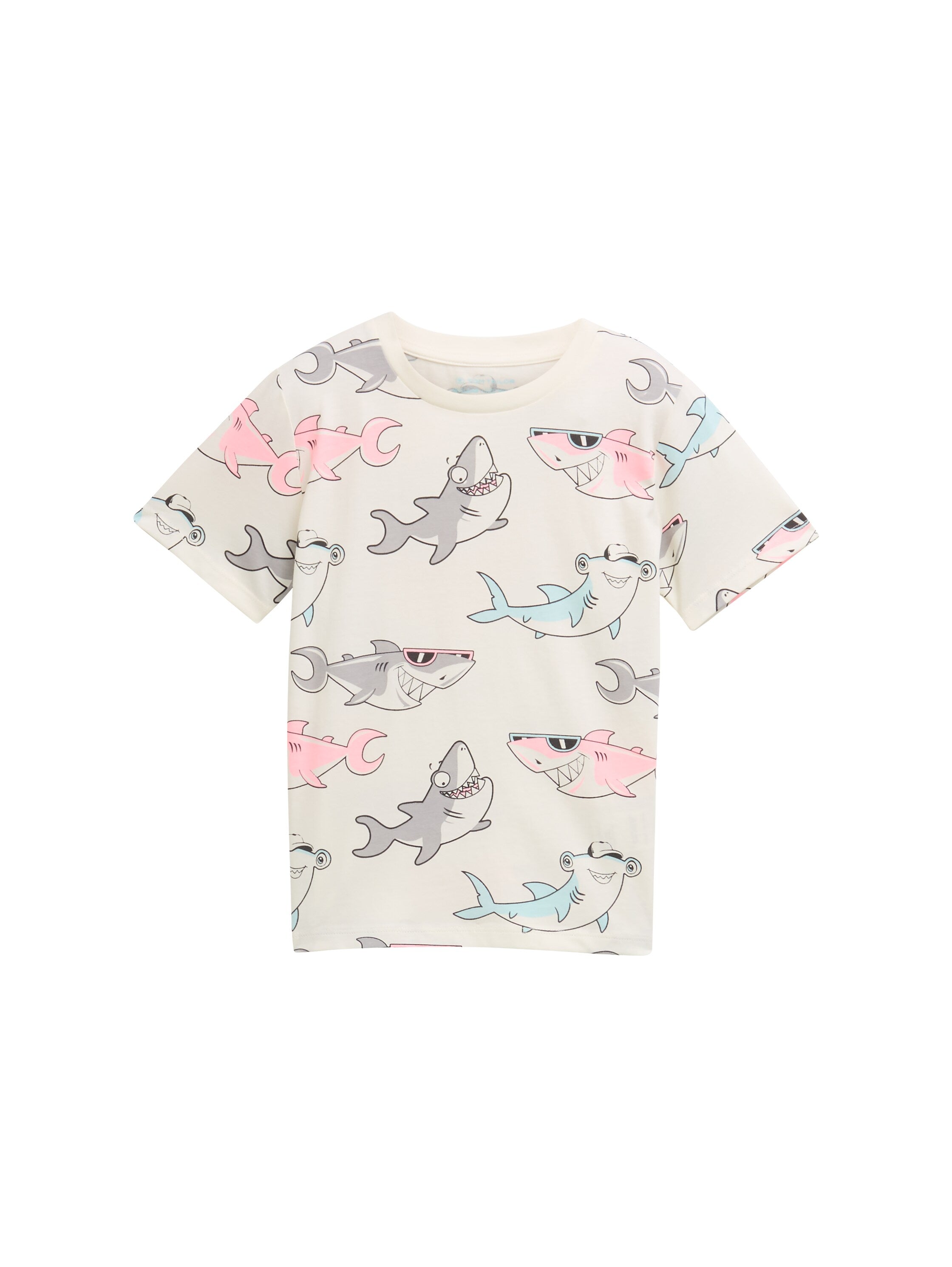 Tom Tailor Denim Kinder T-Shirt Male Colorful Shark Design