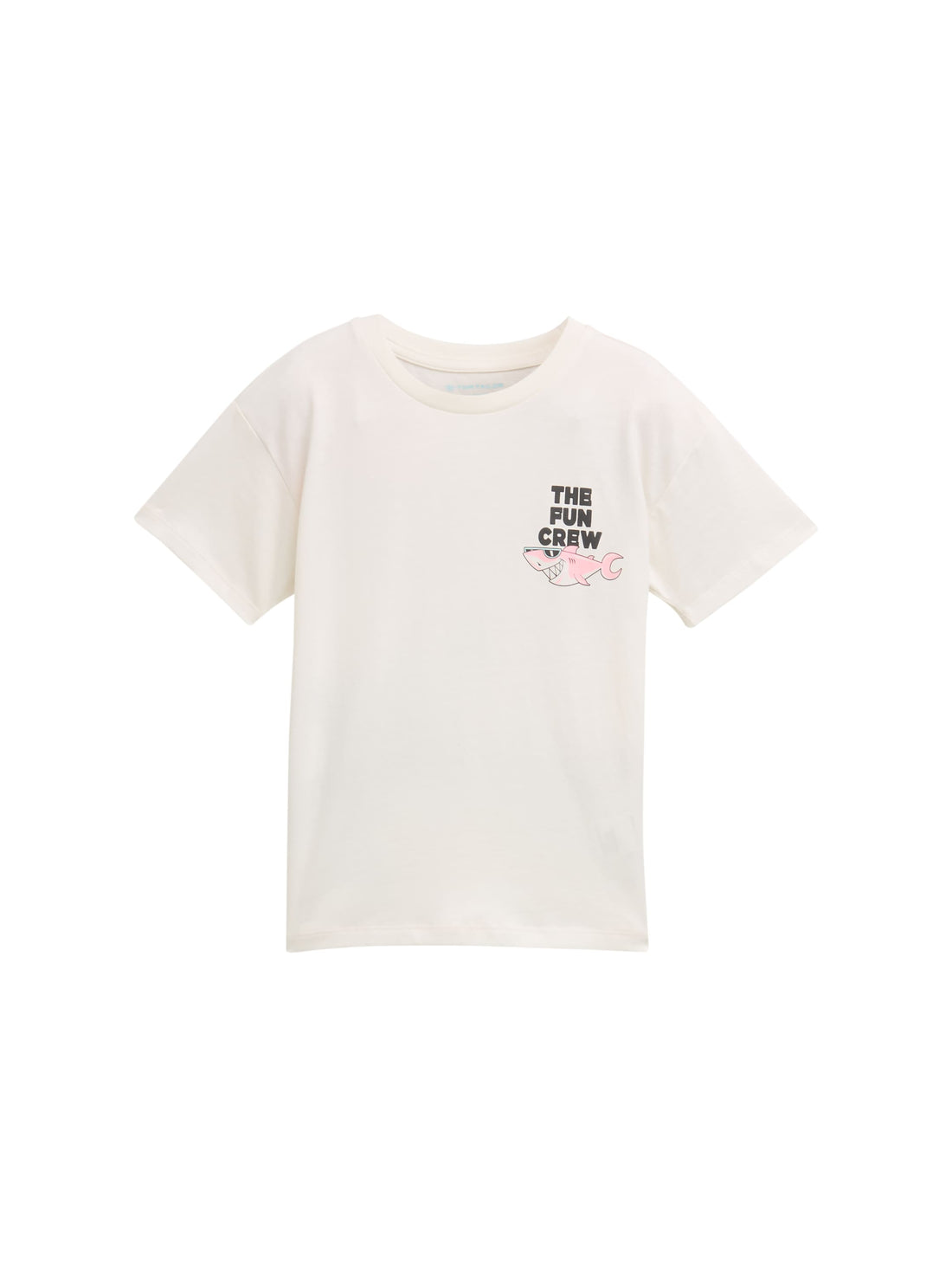 Tom Tailor Denim Male &amp; Female Oversized T-Shirt Kinder wool white