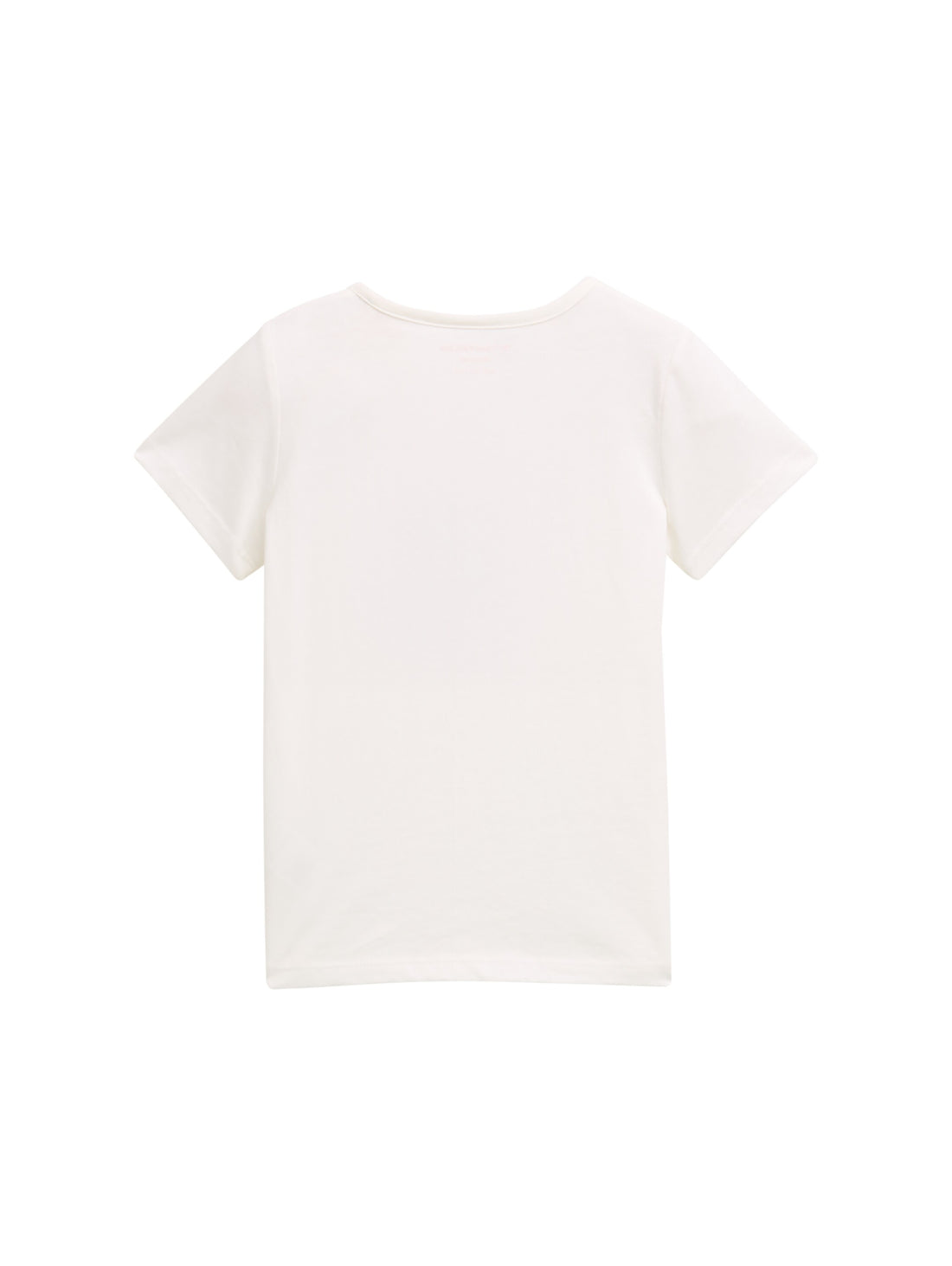 Tom Tailor Denim Kinder T-Shirt Weiblich Whisper White Baumwolle