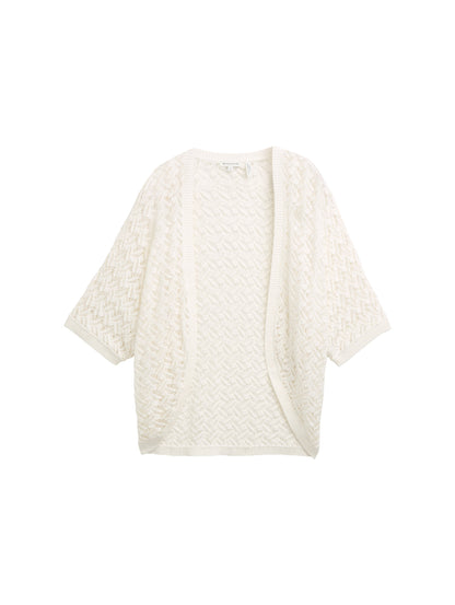 Tom Tailor Denim Female Strickbolero Baumwolle