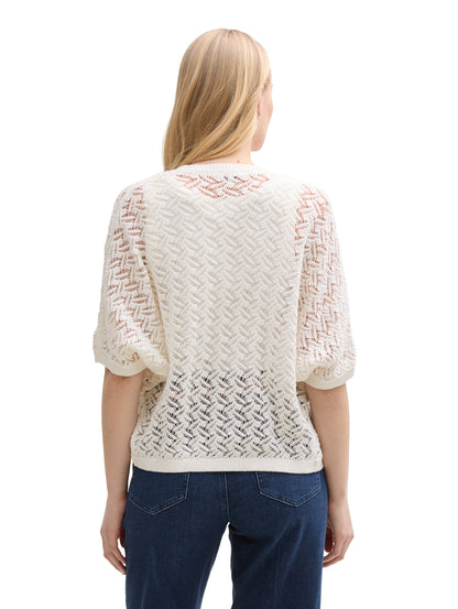 Tom Tailor Denim Female Strickbolero Baumwolle