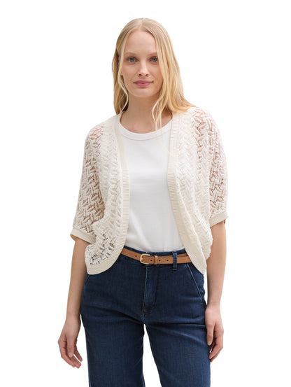 Tom Tailor Denim Female Strickbolero Baumwolle