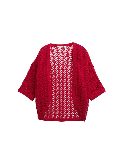 Tom Tailor Denim Female Strickbolero Baumwolle