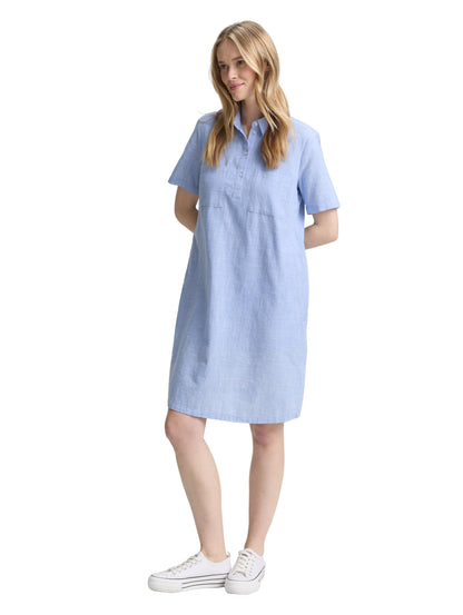 Tom Tailor Denim Blusenkleid Damen aus Baumwolle