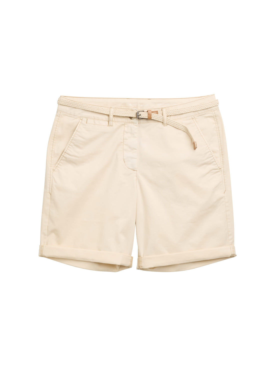 Tom Tailor Denim Damen Chinohose mit Gürtel