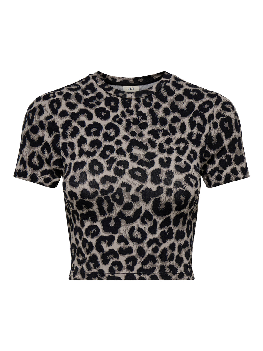 JDY Top Damen Slim Fit Kurzarm Rundhals Verkürzt