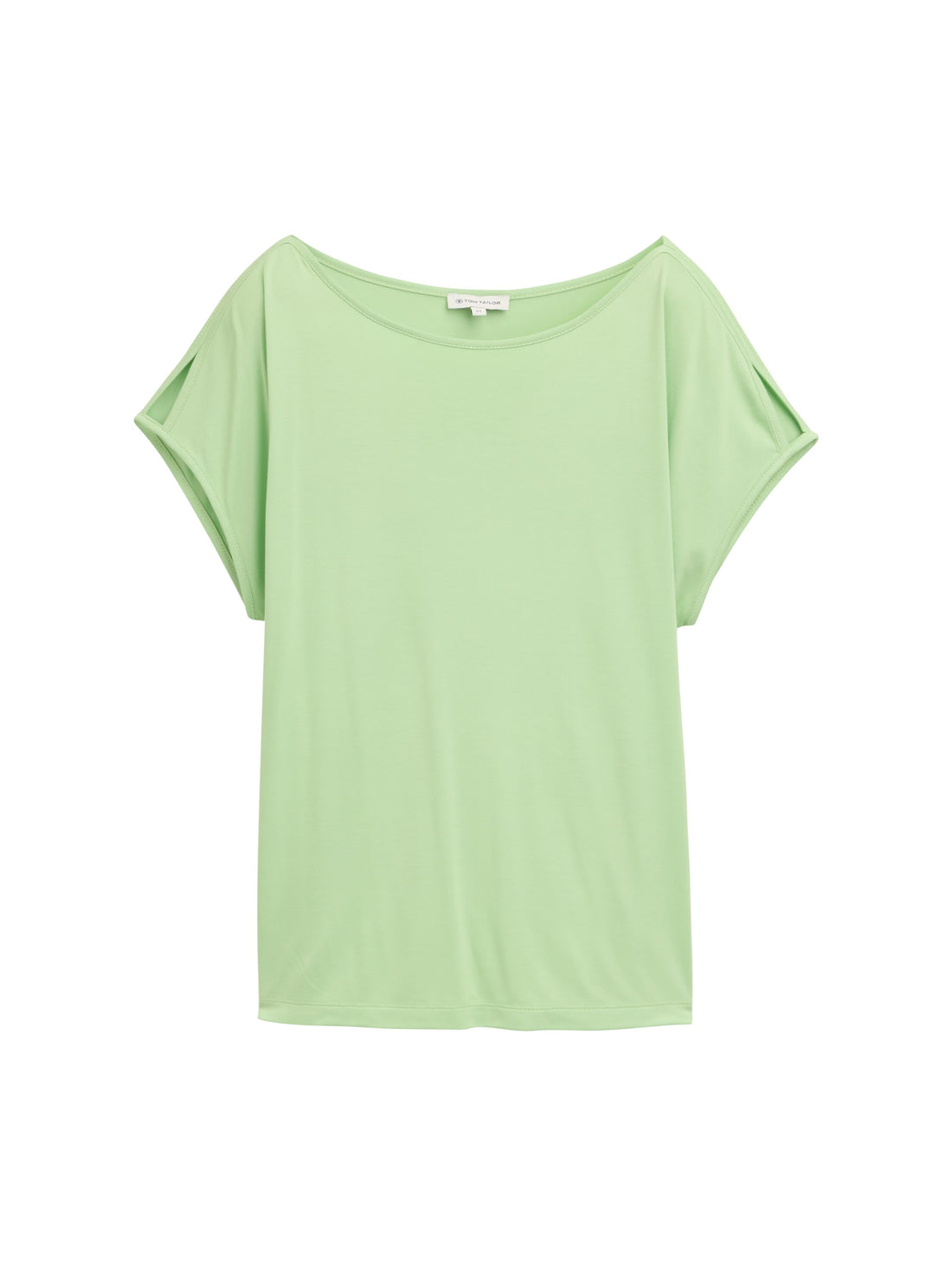 Tom Tailor Damen T-Shirt Cut-Outs U-Boot-Ausschnitt