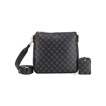 Synthetik Handtasche Damen Schultertasche mit abnehmbarem Täschchen