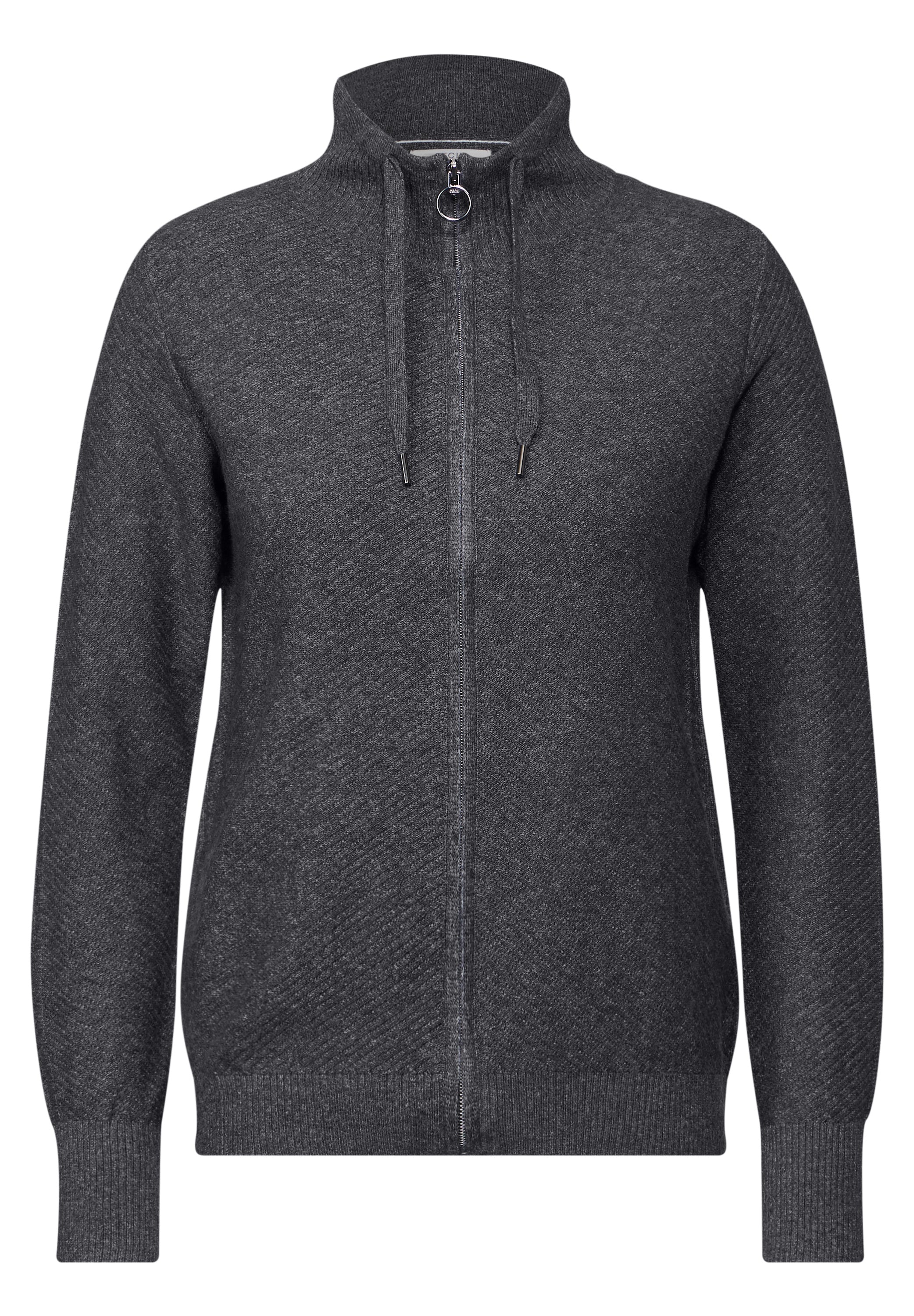 CECIL Struktur-Cardigan Damen Grau