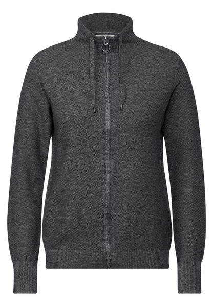 CECIL Struktur-Cardigan Damen Grau