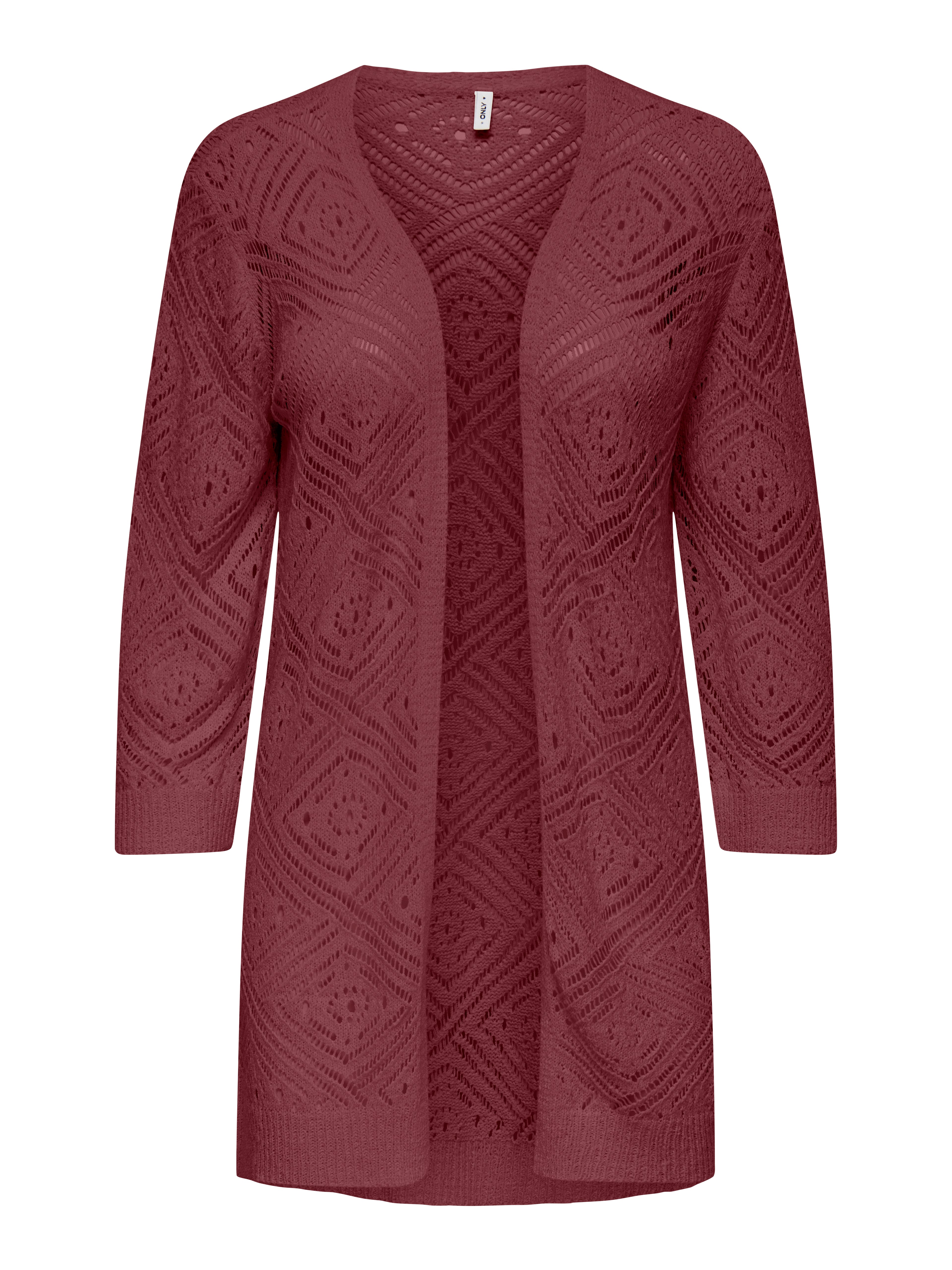 Bestseller Strickjacke Damen Flachstrick Locker Geschnitten
