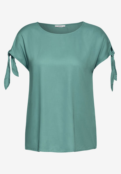 CECIL Sommerbluse für Damen mit Knoten-Detail
