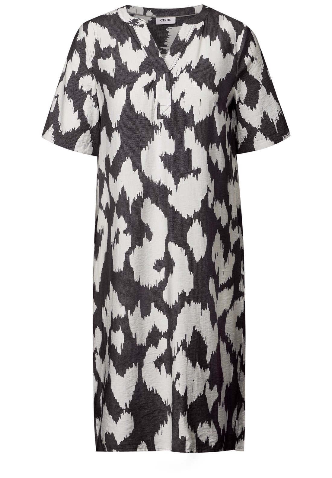 CECIL Knielanges Kleid Damen luftige Passform
