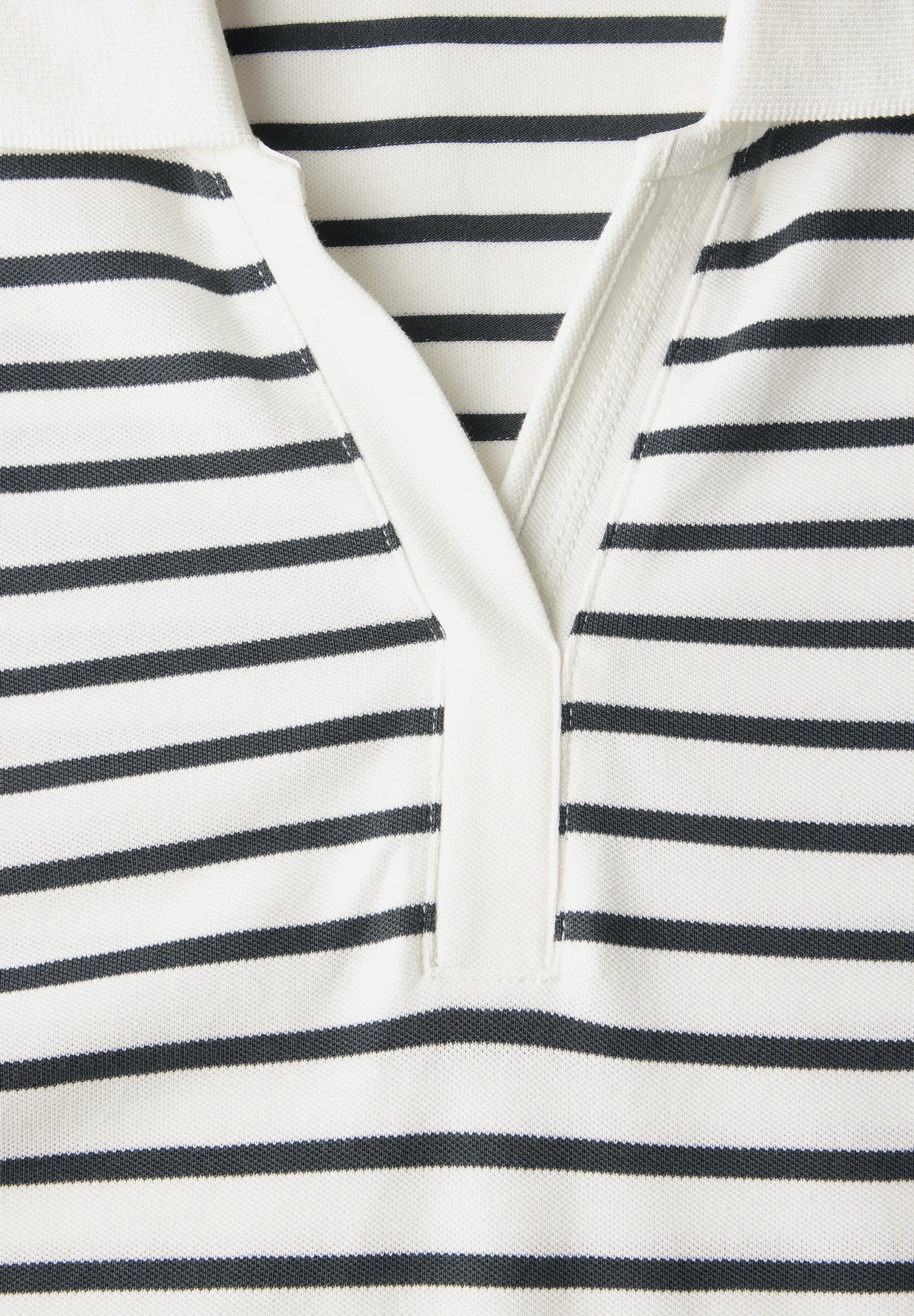CECIL Gestreiftes Piquée Poloshirt Damen Sportives Kurzarmshirt