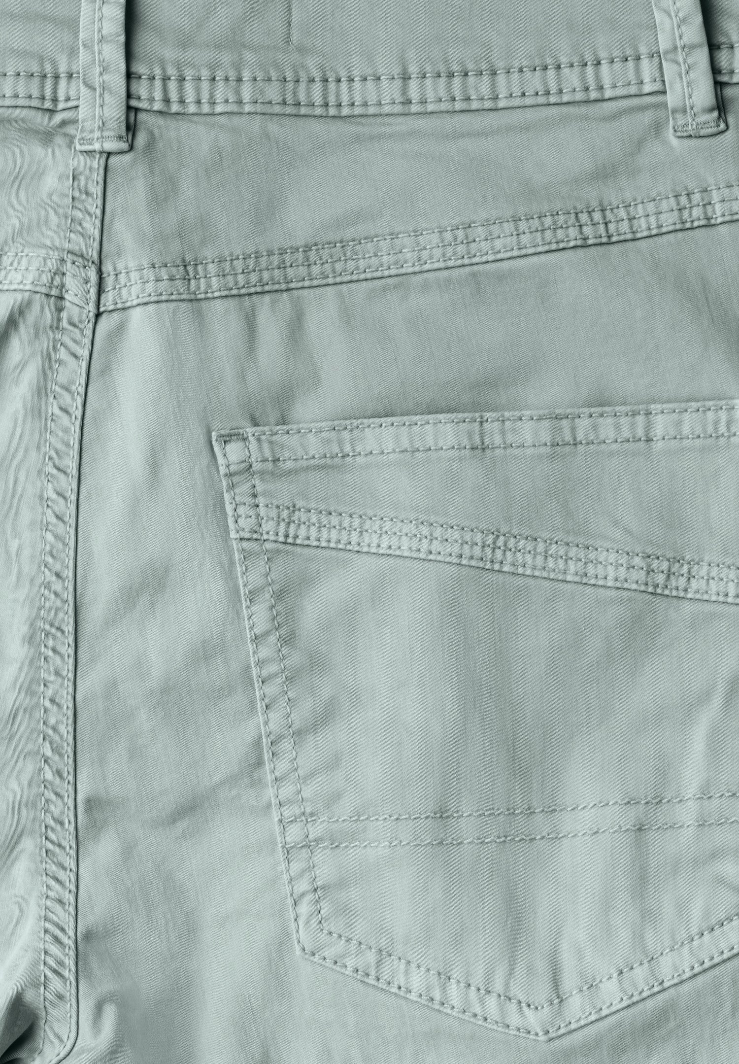 CECIL Casual Fit Hose Damen Slim Legs Mid Waist Washed Optik