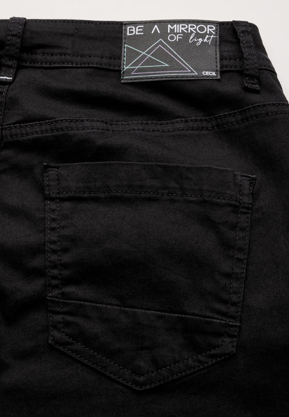 CECIL Bootcut Jeans Damen High Waist Slim Fit Stretchanteil