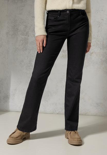 CECIL Bootcut Jeans Damen High Waist Slim Fit Stretchanteil