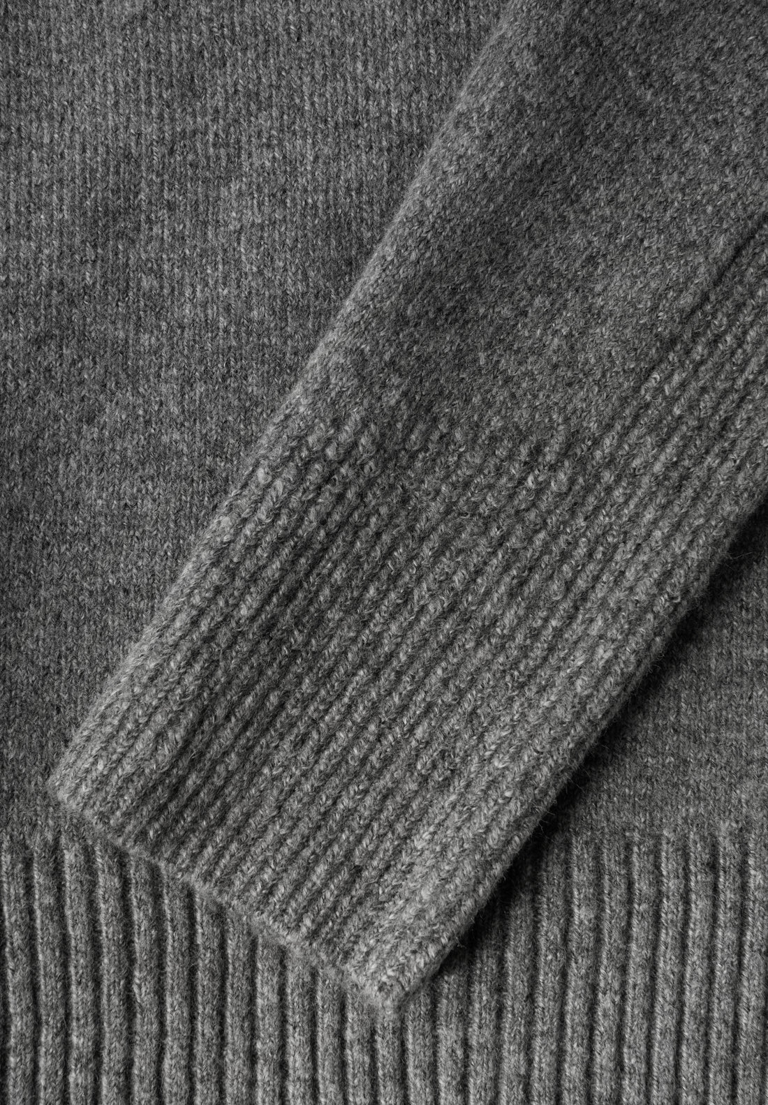 Cecil Rollkragenpullover Damen Melange-Look Grau