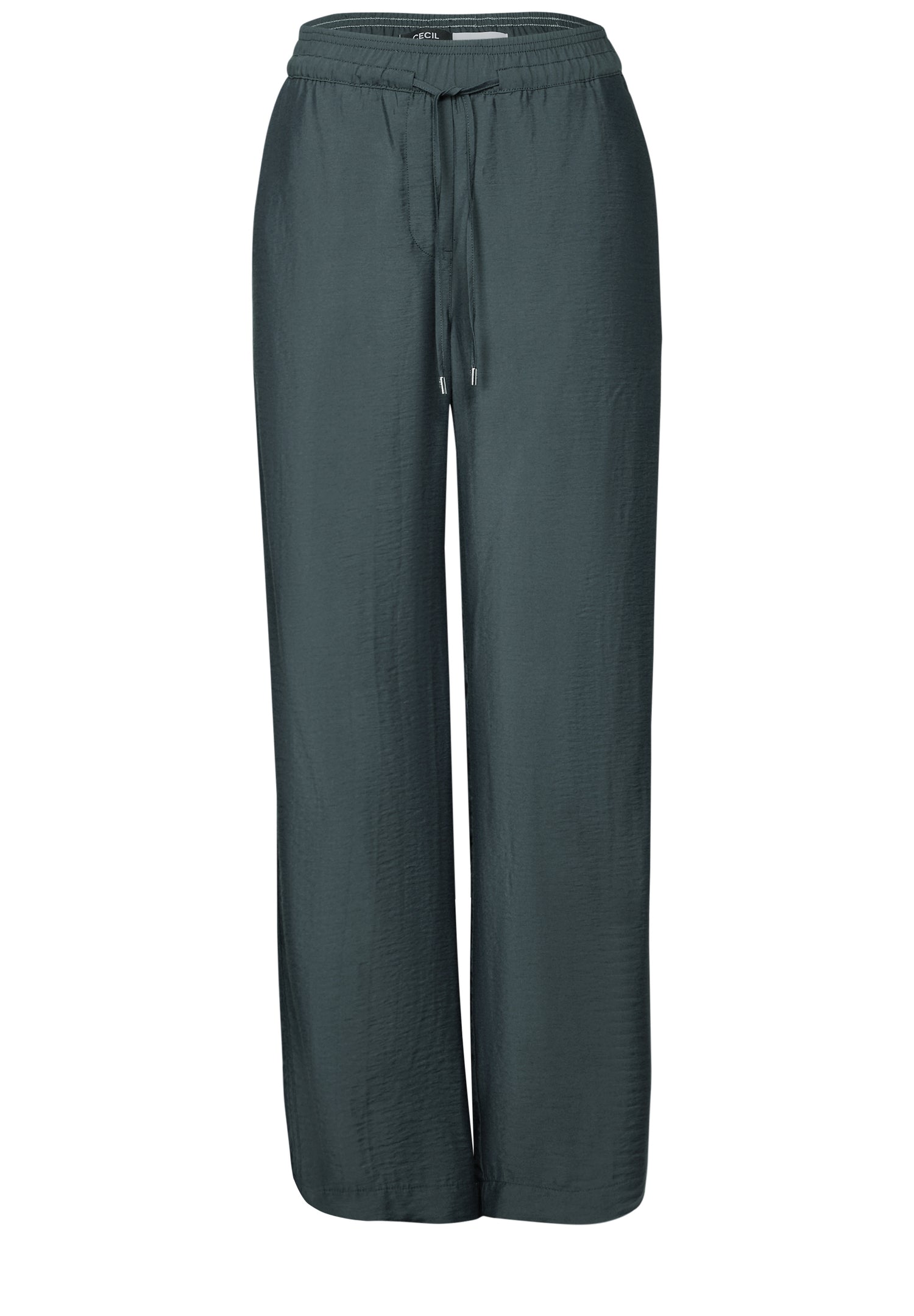 CECIL Loose Fit High Waist Hose Damen Bequem mit Wide Legs