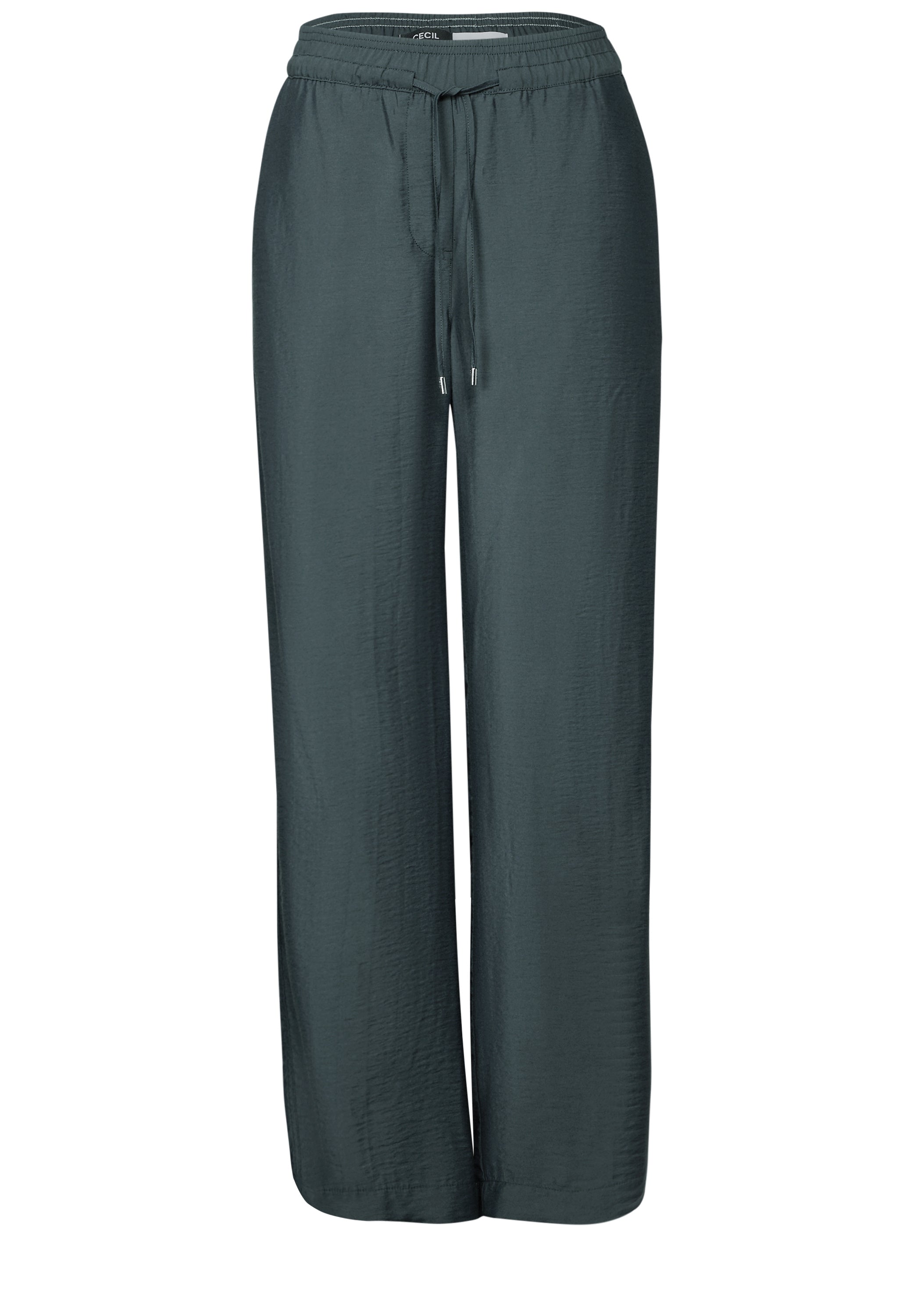 CECIL Loose Fit High Waist Hose Damen Bequem mit Wide Legs